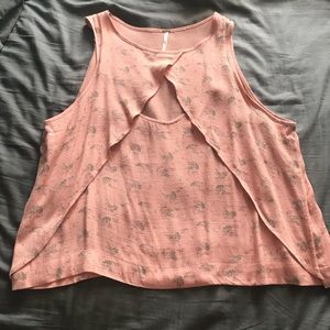 Free People Keyhole shirt